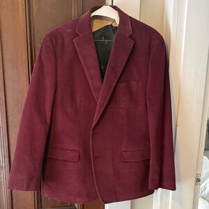 Tommy Hilfiger Men's Burgundy Blazer